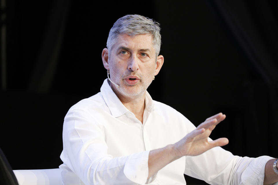 SAN FRANCISCO, CALIFORNIA - OCTOBER 03: OneWeb CEO Adrian Steckel speaks onstage during TechCrunch Disrupt San Francisco 2019 at Moscone Convention Center on October 03, 2019 in San Francisco, California. (Photo by Kimberly White/Getty Images for TechCrunch)