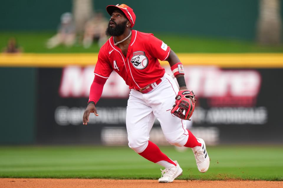 Veteran infielder Josh Harrison, a Cincinnati native who was in camp on a non-roster invite, opted for free agency when the Reds assigned  him to minor-league camp on Monday.