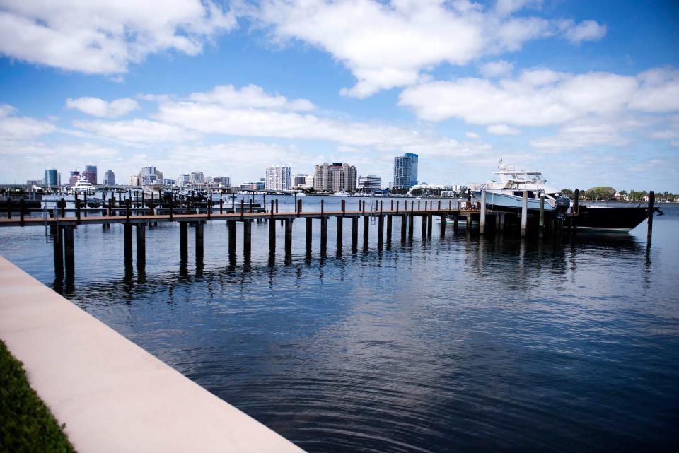 Longtime Palm Beach resident Peter May received approval from the Town Council on April 10 to install mooring piles past the typical area, to help protect his yacht from wake caused by passing boats.