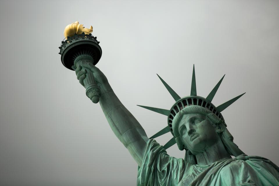 Imagen de la Estatua de la Libertad en la ciudad de Nueva York. (Photo by Drew Angerer/Getty Images)