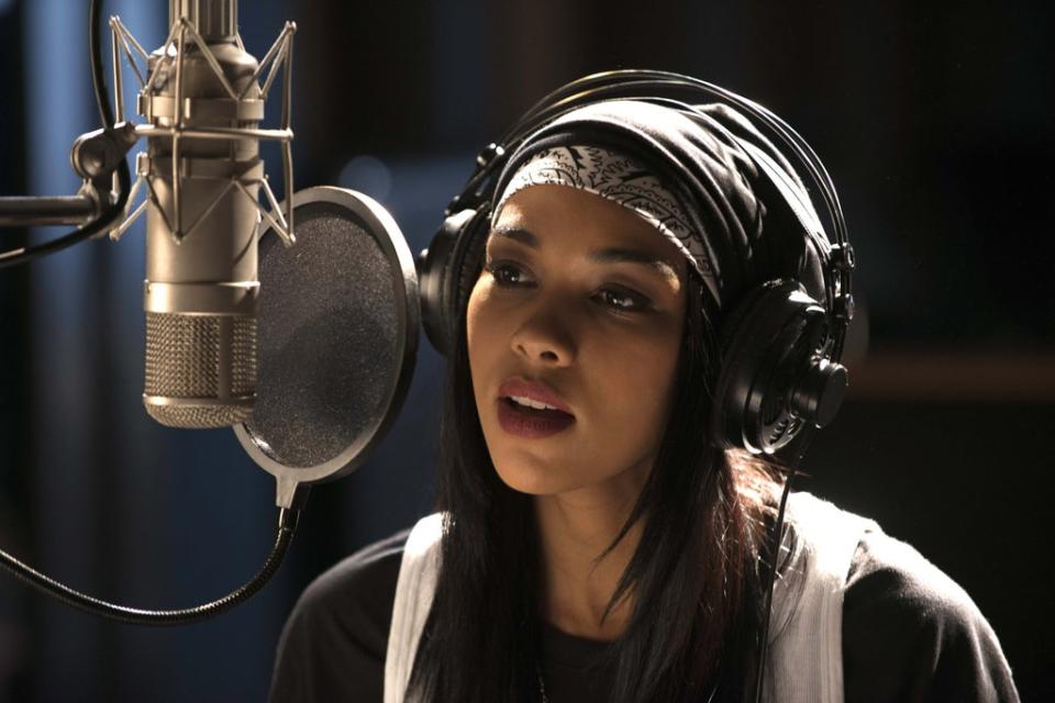 Shipp as Aaliyah in the controversial 2014 Lifetime biopic (Christos Kalohoridis/Aaliyah Prods/Lifetime Tv/Kobal/Shutterstock)