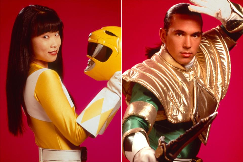 Thuy Trang as Trini; Jason David Frank as Tommy