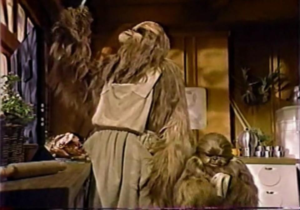 malla chewbacca's wife star wars holiday special