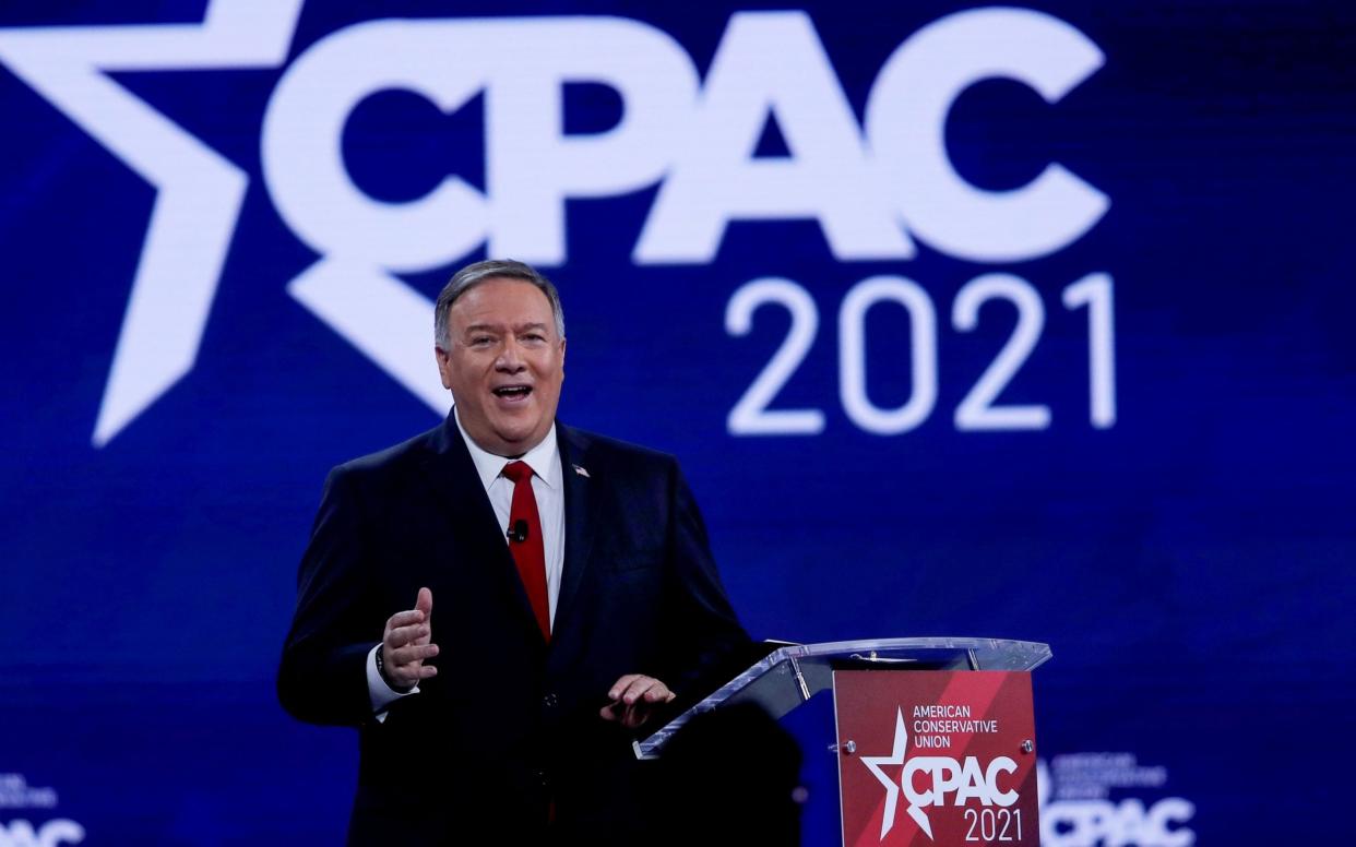 Mike Pompeo speaks at the Conservative Political Action Conference - Reuters