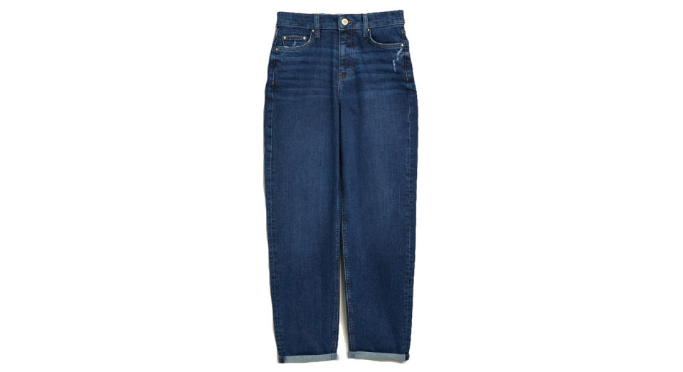 Boyfriend Ankle Grazer Jeans with Stretch