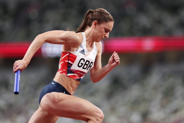 British runner Emily Diamond competing at the Tokyo Olympics (Getty Images)