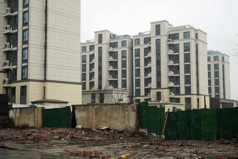 FILE PHOTO: Residential development in China under construction