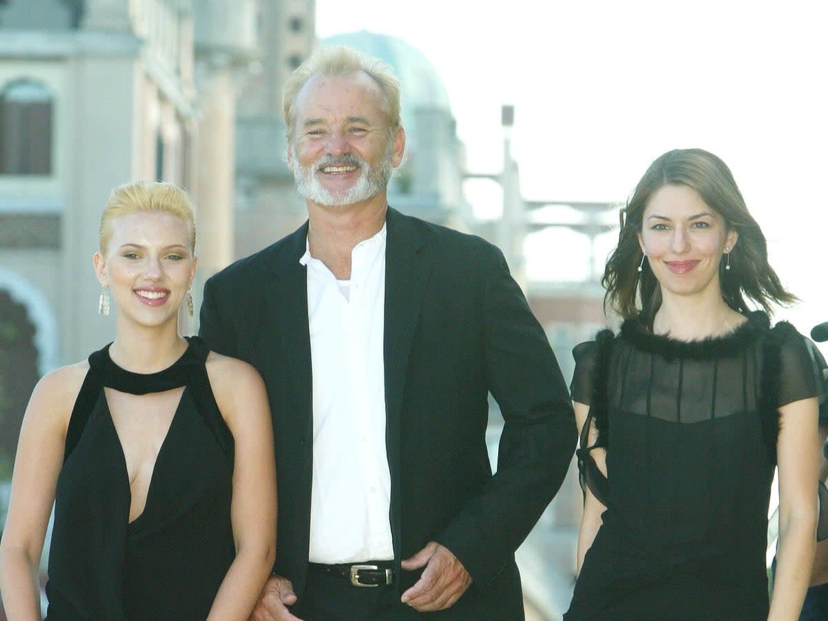 Johansson, Murray and Coppola at a ‘Lost in Translation’ screening at the Venice Film Festival (Getty Images)