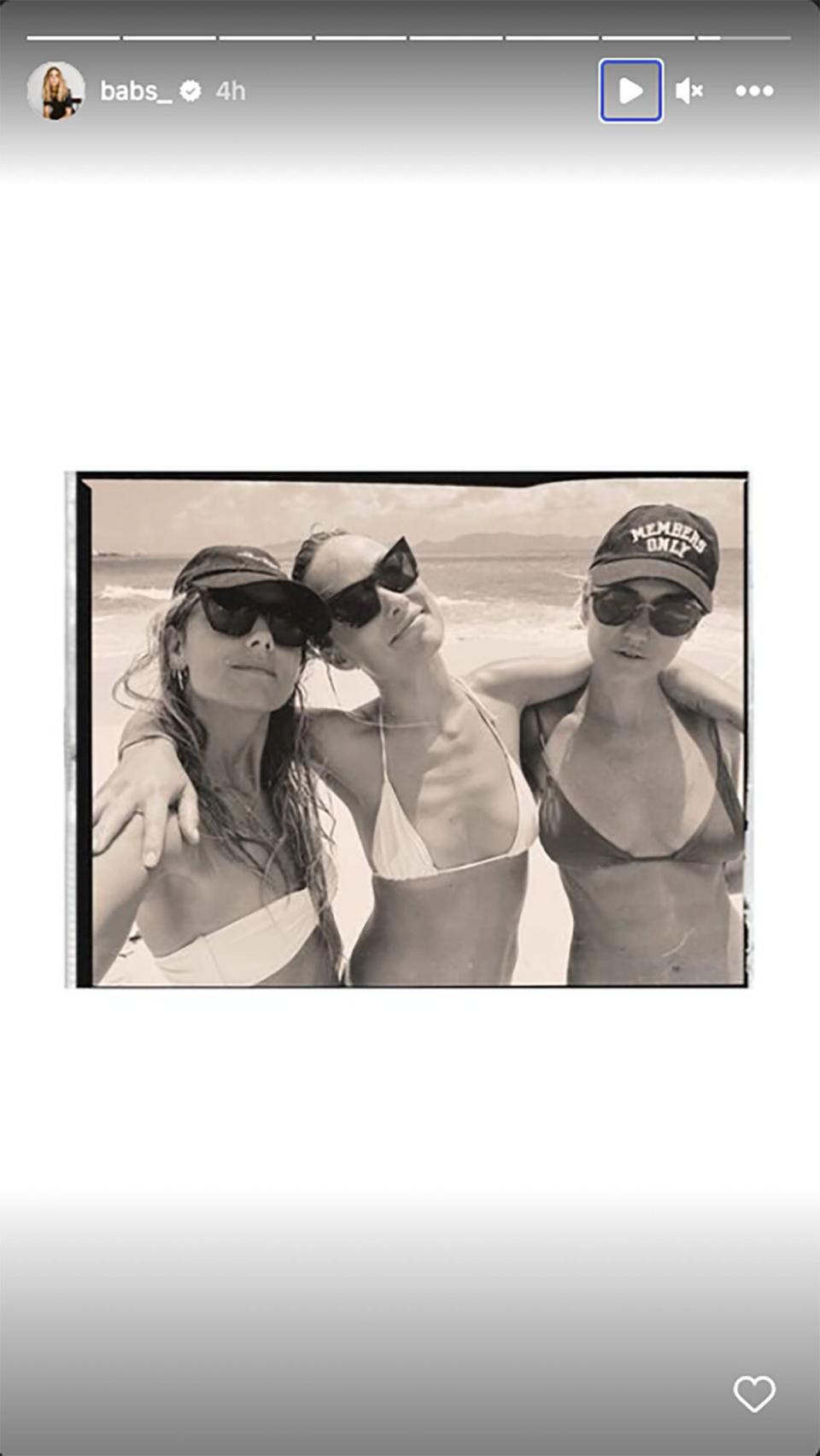 Olivia Wilde Wears a Classic Tiny Black Bikini During a Girls' Getaway Weekend . https://www.instagram.com/babs_/?hl=en. Babs Burchfield/Instagram