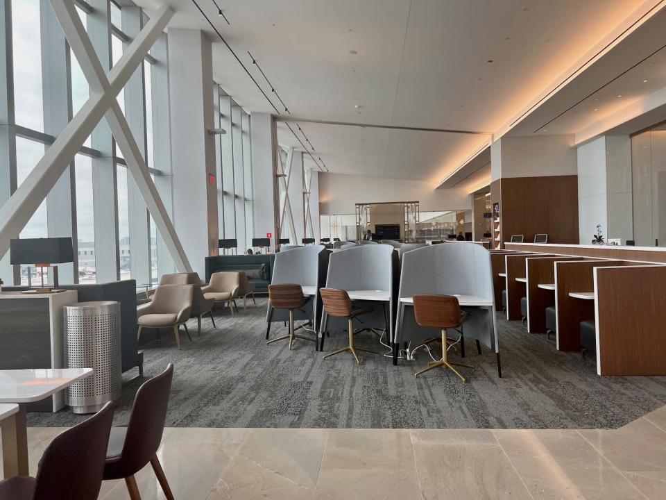 Delta's new Sky Club lounge at LaGuardia Airport.