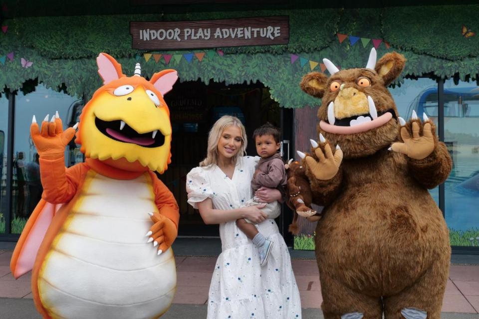 Helen Flanagan with two-year-old son Charlie at  Gruffalo and Friends Clubhouse &lt;i&gt;(Image: NQ)&lt;/i&gt;