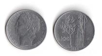 <strong>100 lire del 1955</strong>: le prime 100 lire furono coniate proprio nel 1955 e gli esemplari di quell'anno valgono non meno di 1.000 euro (Foto: Wikimedia)