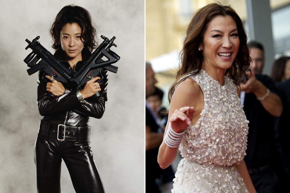 Michelle Yeoh - Wai Lin in Tomorrow Never Dies’ (1997) The BAFTA-nominated actress is currently working on a sequel to martial arts epic, ‘Crouching Tiger, Hidden Dragon’ (Credit: MGM/Wenn)