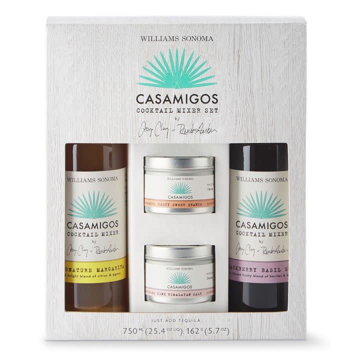 <p><a href="https://go.redirectingat.com?id=74968X1596630&url=https%3A%2F%2Fwww.williams-sonoma.com%2Fproducts%2Fcasamigos-cocktail-gift-set&sref=https%3A%2F%2Fwww.countryliving.com%2Fshopping%2Fg45974472%2Fpaige-lorenze-gift-guide%2F" rel="nofollow noopener" target="_blank" data-ylk="slk:Shop Now;elm:context_link;itc:0;sec:content-canvas" class="link rapid-noclick-resp">Shop Now</a></p><p>Casamigos Cocktail Gift Set</p><p>williams-sonoma.com</p><p>$56.95</p><span class="copyright">Casamigos </span>