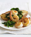 Garlicky Shrimp & Spinach Recipe