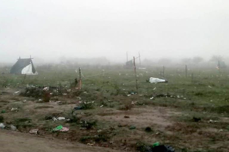 Una de las tres ocupaciones ilegales en la ciudad santafecina de Reconquista