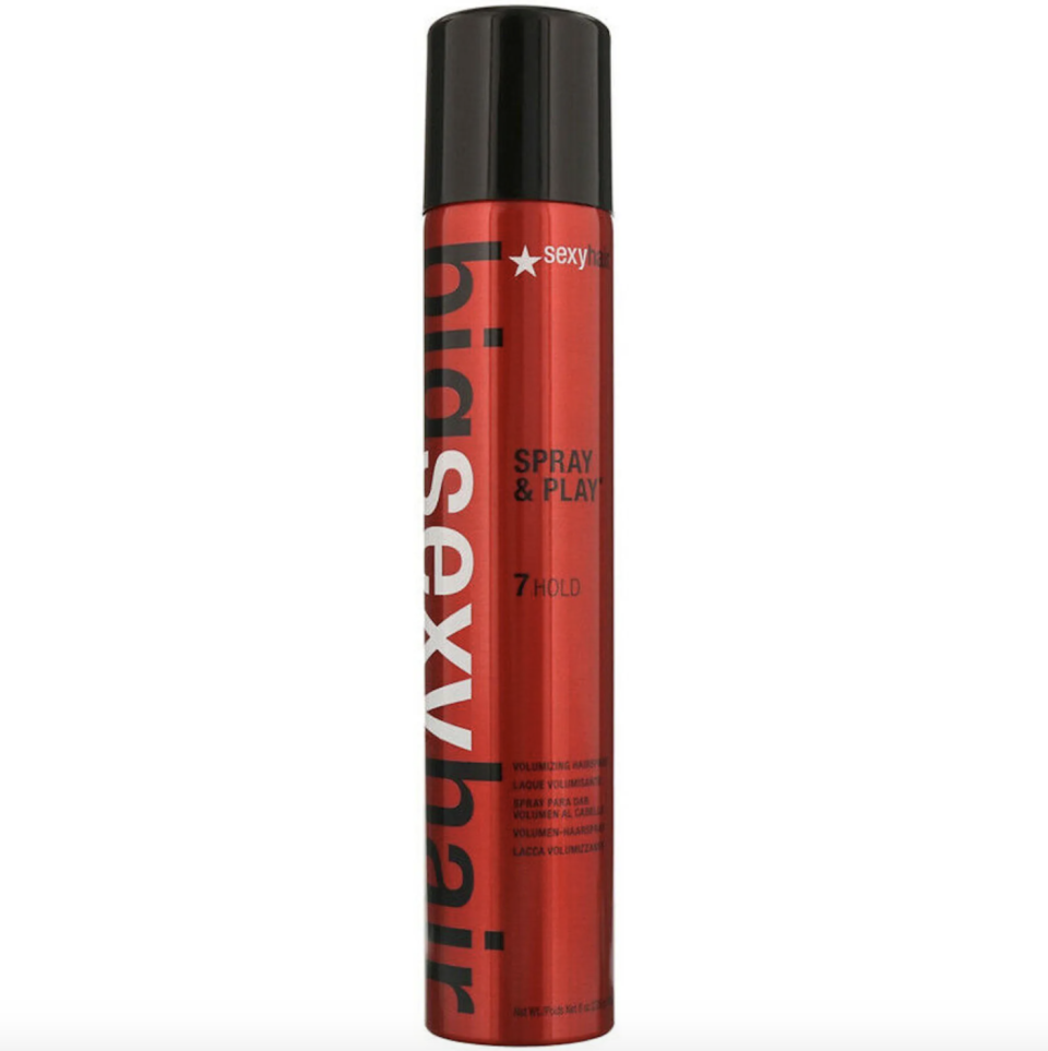<p><strong>Sexy Hair</strong></p><p>ulta.com</p><p><a href="https://go.redirectingat.com?id=74968X1596630&url=https%3A%2F%2Fwww.ulta.com%2Fbig-sexy-hair-spray-play-volumizing-hairspray%3FproductId%3DxlsImpprod4270009&sref=https%3A%2F%2Fwww.harpersbazaar.com%2Fbeauty%2Fg37912239%2Fulta-black-friday-cyber-monday-deals-2021%2F" rel="nofollow noopener" target="_blank" data-ylk="slk:SHOP NOW AT ULTA" class="link ">SHOP NOW AT ULTA</a></p><p><strong><del>$19.95</del> $9.97</strong></p><p>To lock your hair style in place while creating tons of volume, consider picking up this best-selling and humidity-resistant hair spray that's made to hold for up to 120 hours.</p>