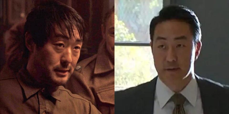 On the left: Kenneth Choi in "Captain America: The First Avenger." On the right: Choi in "Spider-Man: Homecoming."