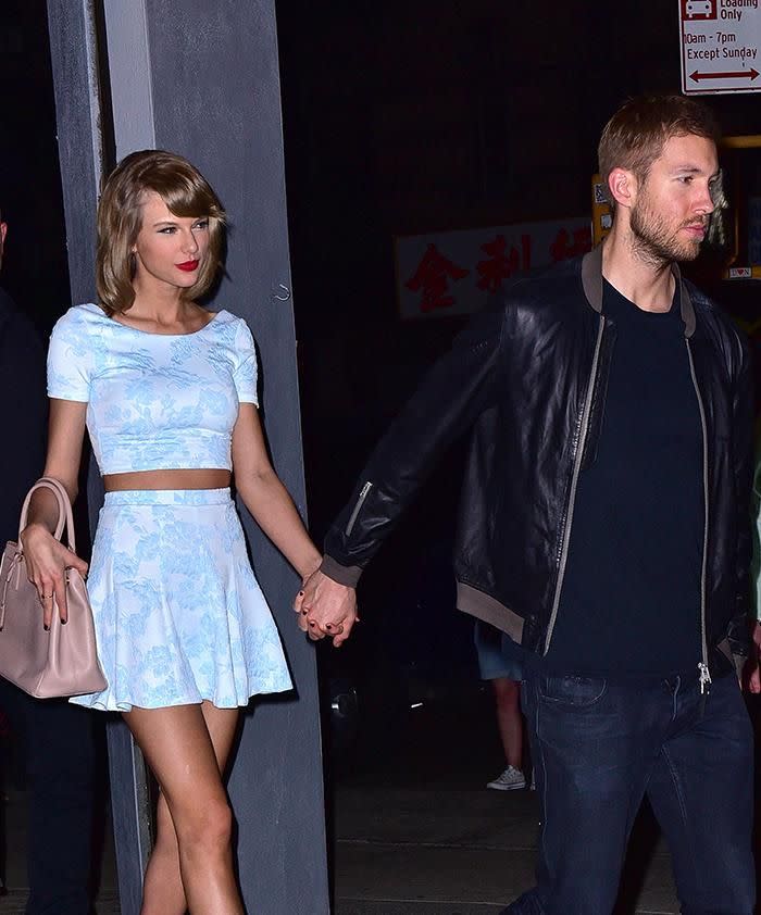 Taylor Swift and Calvin Harris. Photo: Getty