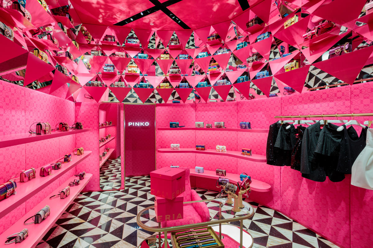 Pinko's New Store Adds Splash of Fuchsia to Milan's Galleria Vittorio  Emanuele II