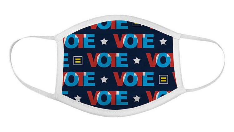 Support this organization by buying its voting masks.