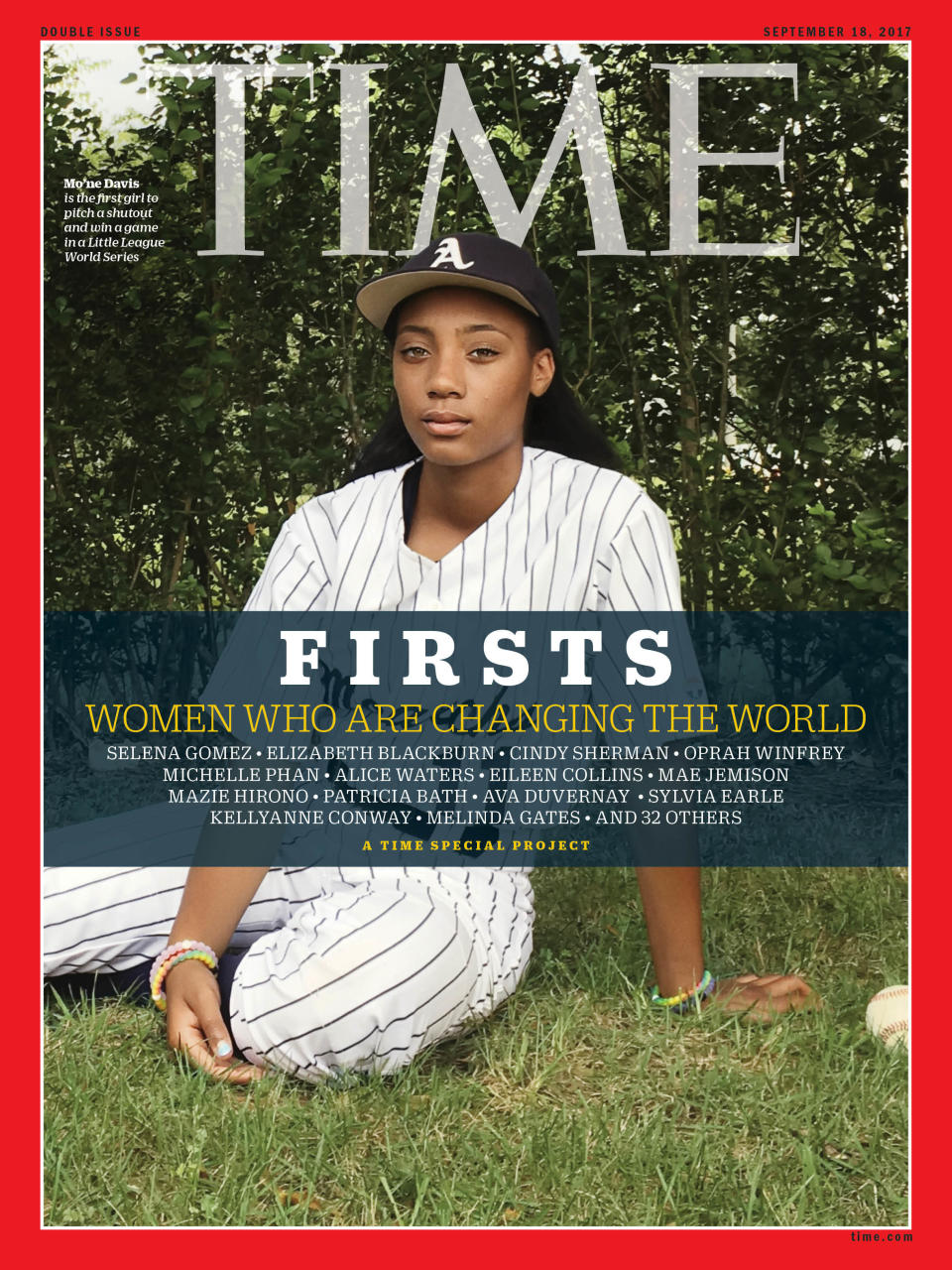 Davis is&nbsp;the first&nbsp;girl to pitch a shutout and win a game in a Little League World&nbsp;Series.&nbsp;