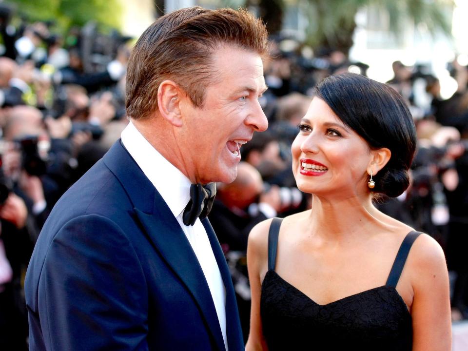 Hilaria and Alec Baldwin 2012 AP Images