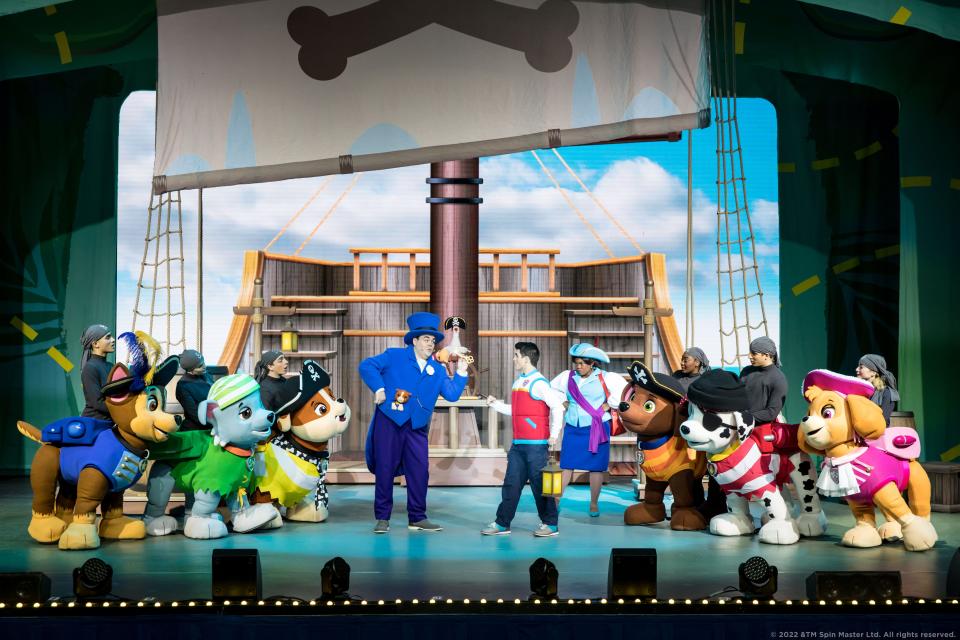 "PAW Patrol Live! The Great Pirate Adventure" heads to The Theater at Madison Square Garden on Saturday, April 20, and Sunday, April 21.