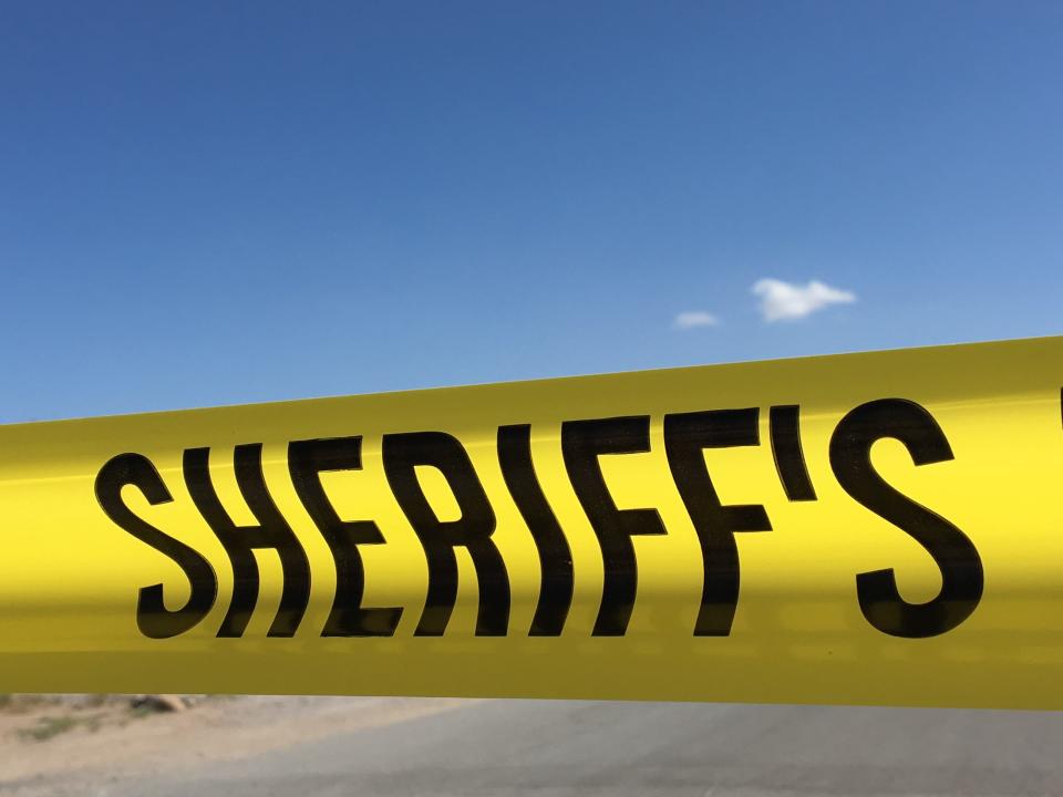 El Paso County Sheriff's Office crime scene tape.