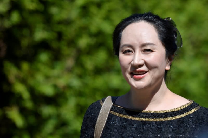 FILE PHOTO: Huawei Technologies Chief Financial Officer Meng Wanzhou leaves her home to attend a court hearing in Vancouver