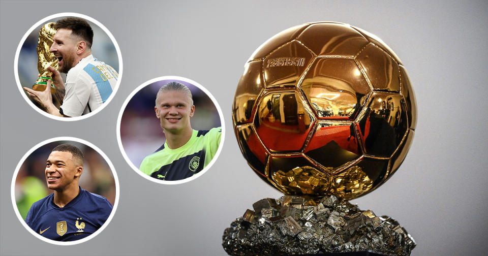   Ballon d'Or 2023 favorites: Erling Haaland, Lionel Messi and Kylian Mbappe 