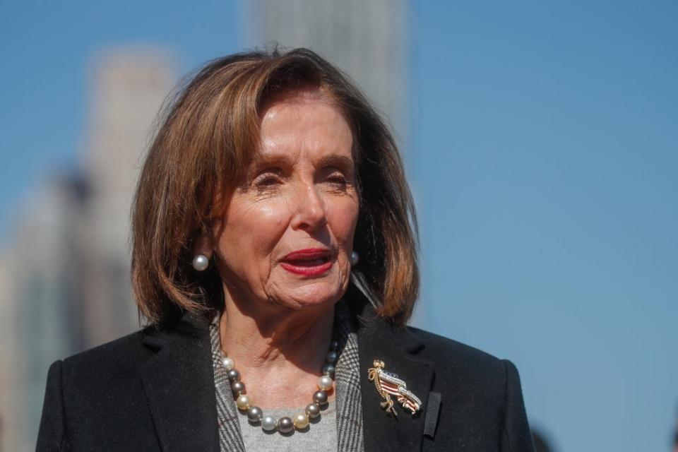 The US’s ‘ancient leadership’, such as 82 year old Nancy Pelosi, were out of touch, said Mr Musk (Associated Press)