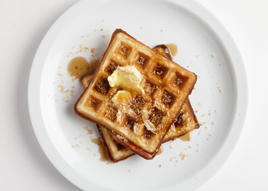 Toasted Coconut Waffles