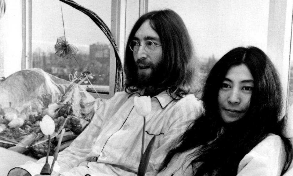 John Lennon and Yoko Ono in 1969.