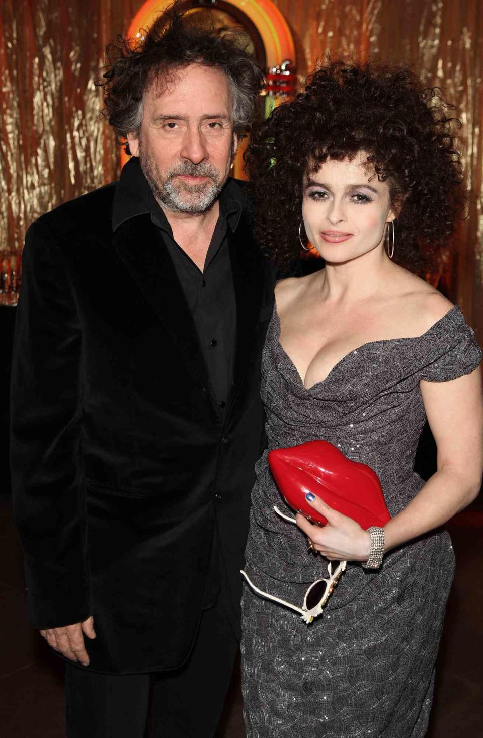 Tim Burton and actress Helena Bonham Carter attend 'A Night Of Funk & Soul 2013' for Save The Children UK at The Roundhouse on March 20, 2013 in London, England