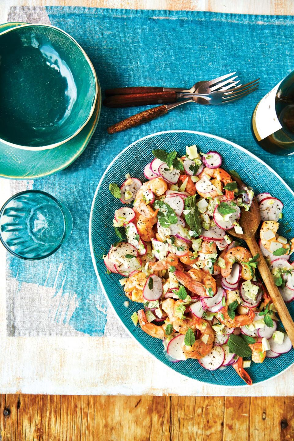 Georgia Shrimp and Radish Salad
