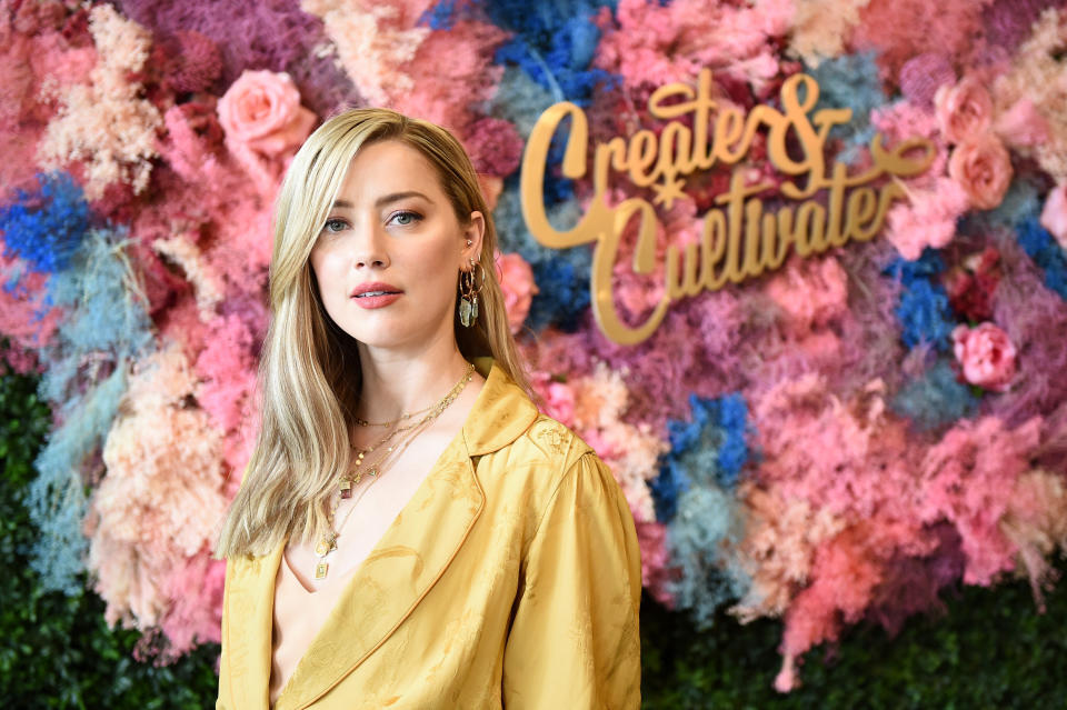 Amber Heard at the Create & Cultivate New York conference held Saturday in Brooklyn. (Ilya S. Savenok via Getty Images)