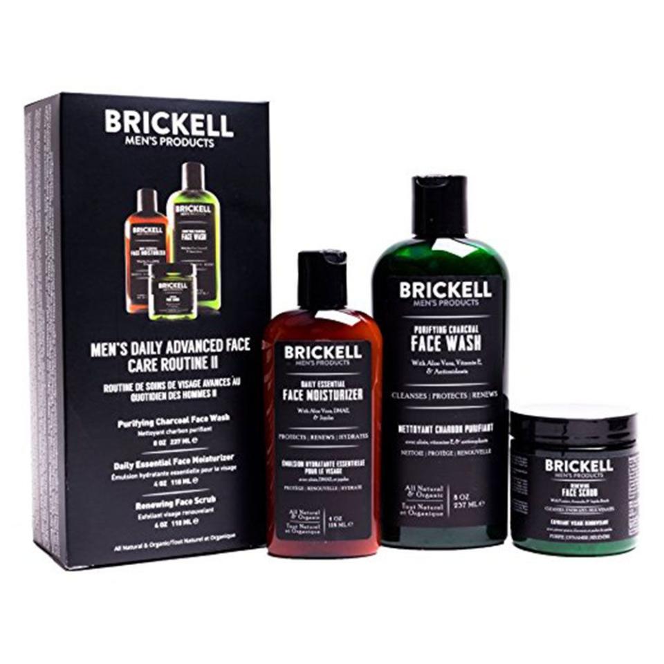 Brickell Men's Daily Advanced Face Care Routine II