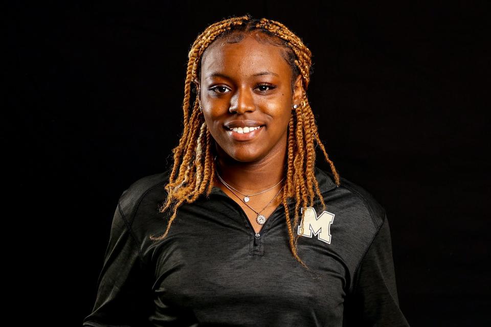 De'yanna Douglas, Midwest City Boys Basketball, is pictured during The Oklahoman’s media day in Oklahoma City, on Wednesday, Nov. 15, 2023.