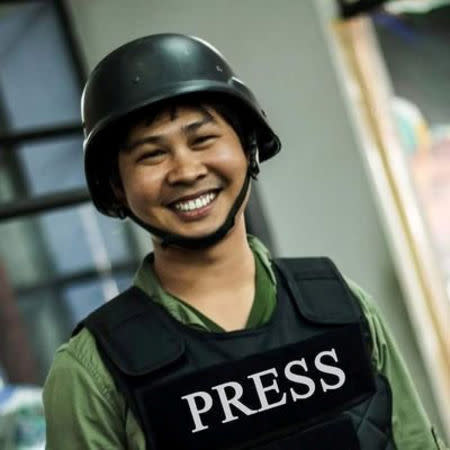 FILE PHOTO: Reuters journalist Wa Lone, who is based in Myanmar, is seen in this undated picture taken in Myanmar. REUTERS/Stringer/File Photo