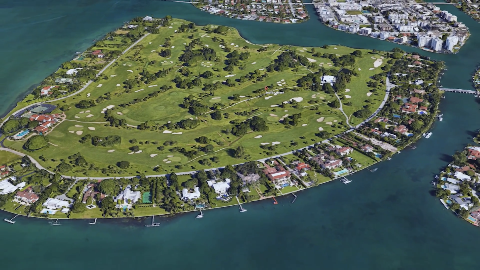 Billionaire bunker island in Miami. Source: Indian Creek Village