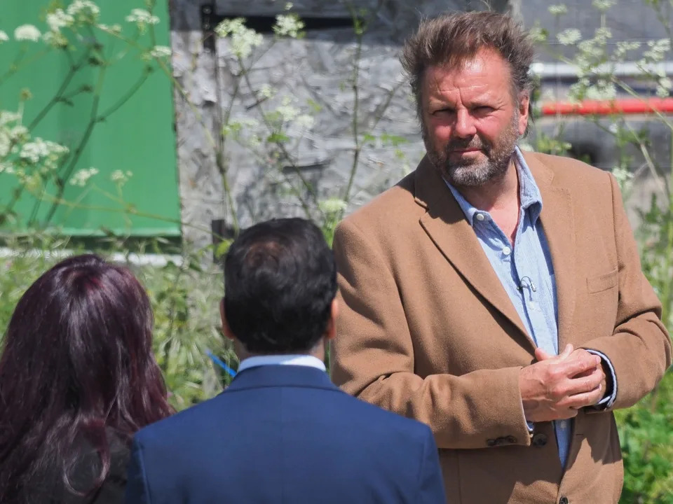 Sheerness, Kent, UK. 26th May, 2021. TV presenter Martin Roberts was spotted filming for the BBC show 