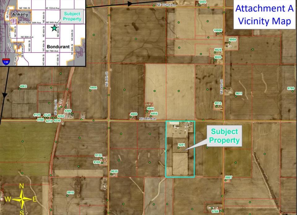The Family Leader wants to buy a pumpkin farm near Bondurant for a mixed-use project.