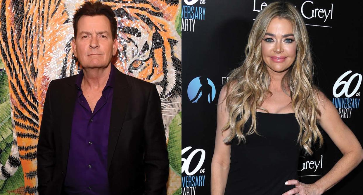 Charlie Sheen and Denise Richards share two teenage daughters. (Photo: Getty Images)