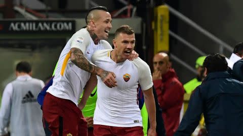 Edin Dzeko Roma