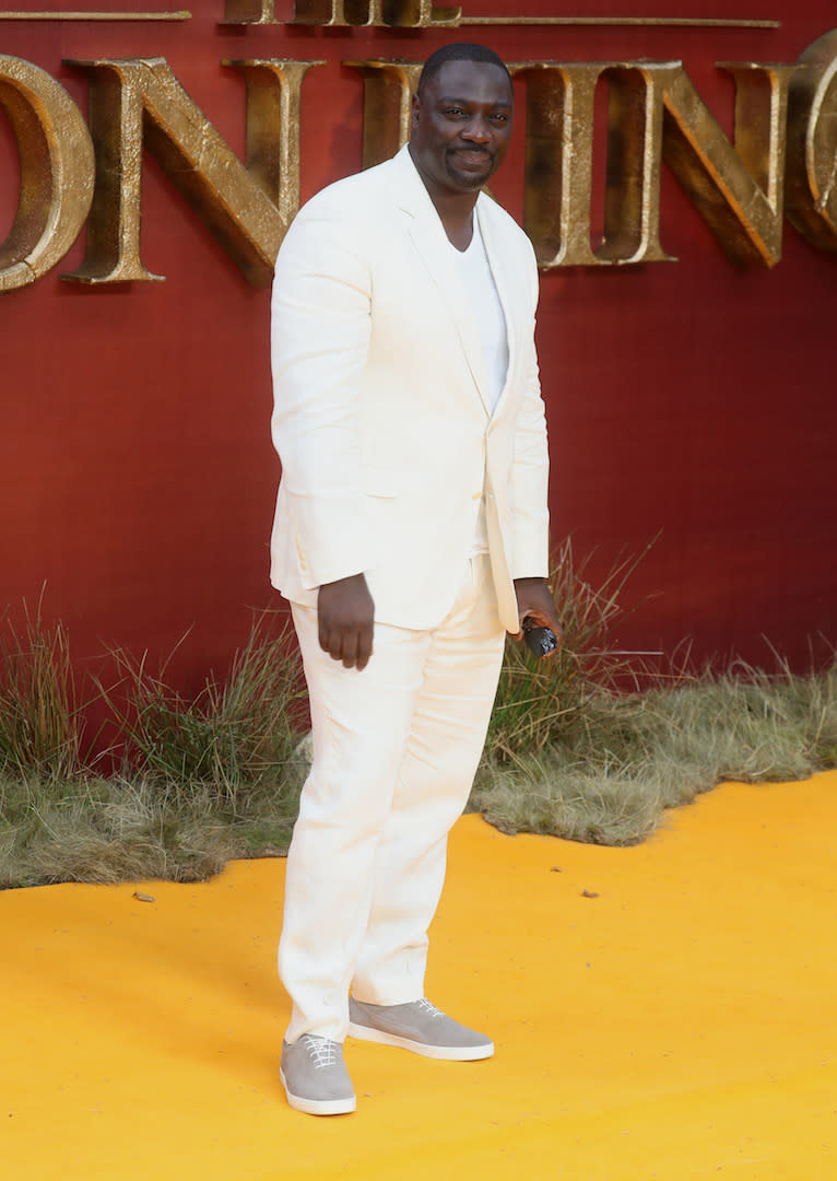 Adewale Akinnuoye-Agbaje bei der UK-Premiere von „Der König der Löwen”