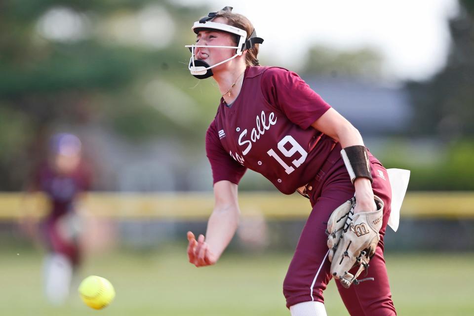 La Salle's Hailey Vigneau won her second straight for the Rams, throwing a 15-strikeout complete game over East Providence on Friday.