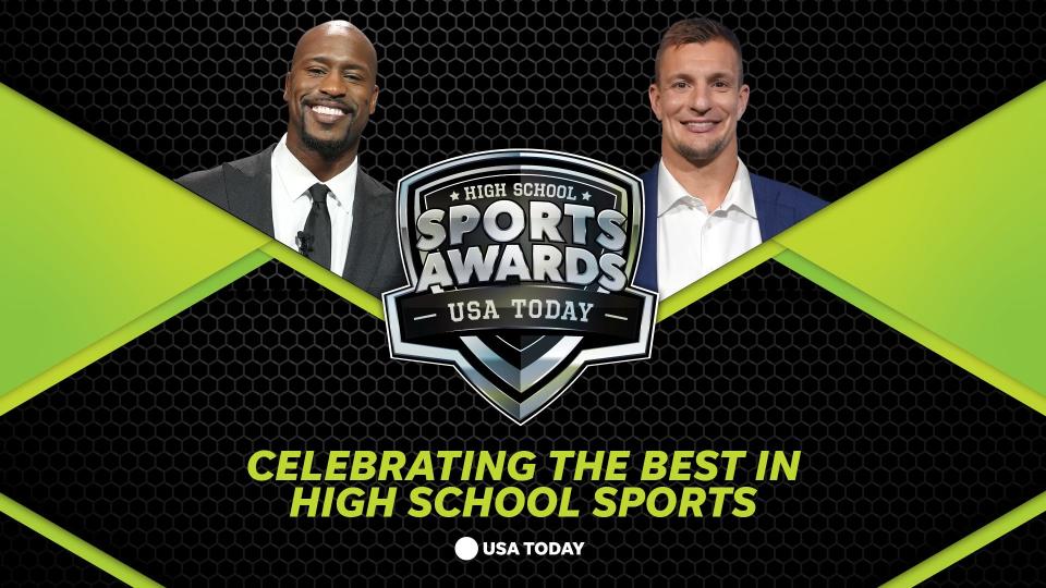 Super Bowl champions Vernon Davis and Rob Gronkowski will host the 2022 USA TODAY High School Sports Awards national show on July 31, 2022, at 8 p.m. Eastern via the USA TODAY High School Sports Awards website, YouTube and the USA TODAY channel available on most smart televisions and devices.