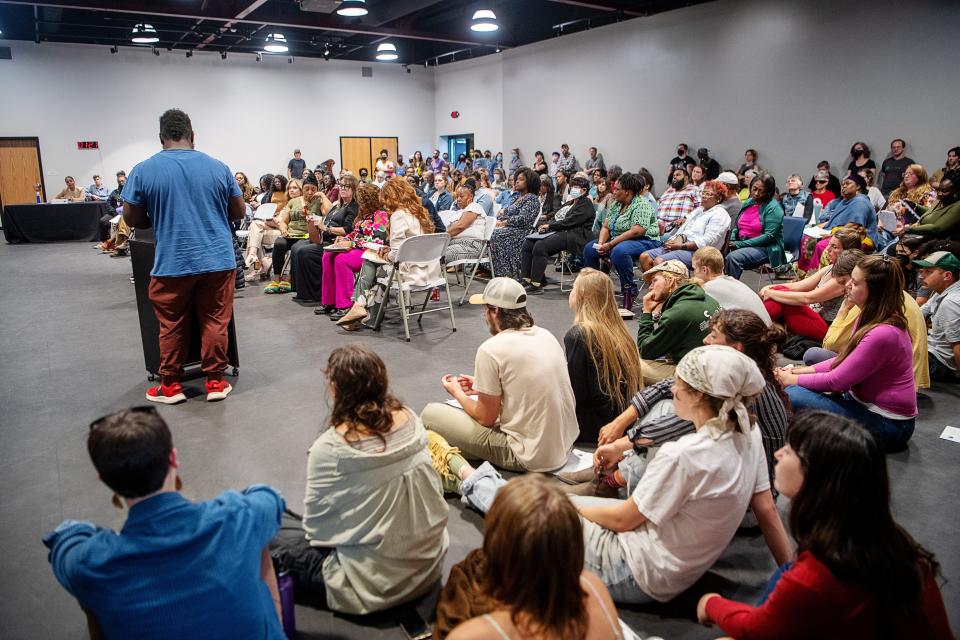 The April 24 public meeting at the Arthur R. Edington Education & Career Center was the first since supporters of the Southside Community Farm called attention to Housing Authority Resolution No. 2024-11, which would remove the Black-led urban farm from the Southside neighborhood.