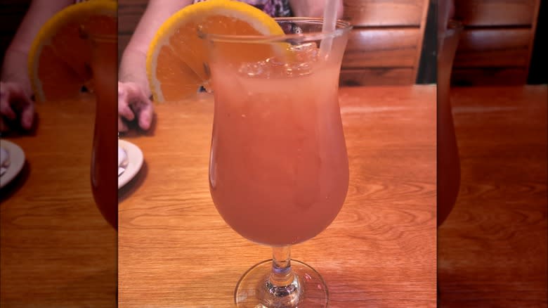 Texas peach fuzz cocktail